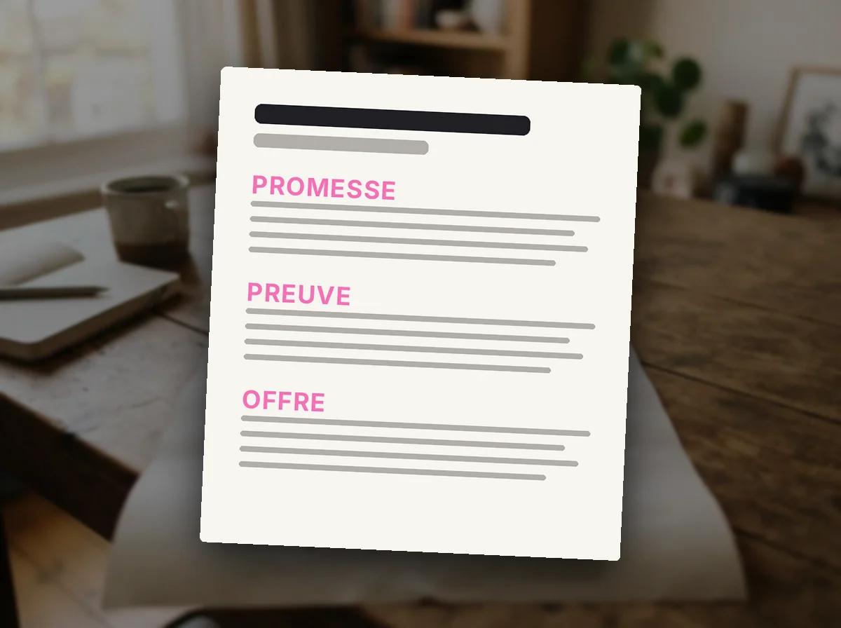 Page de vente complète — illustration