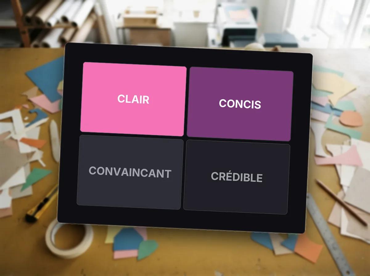 Publication en 4 C — illustration