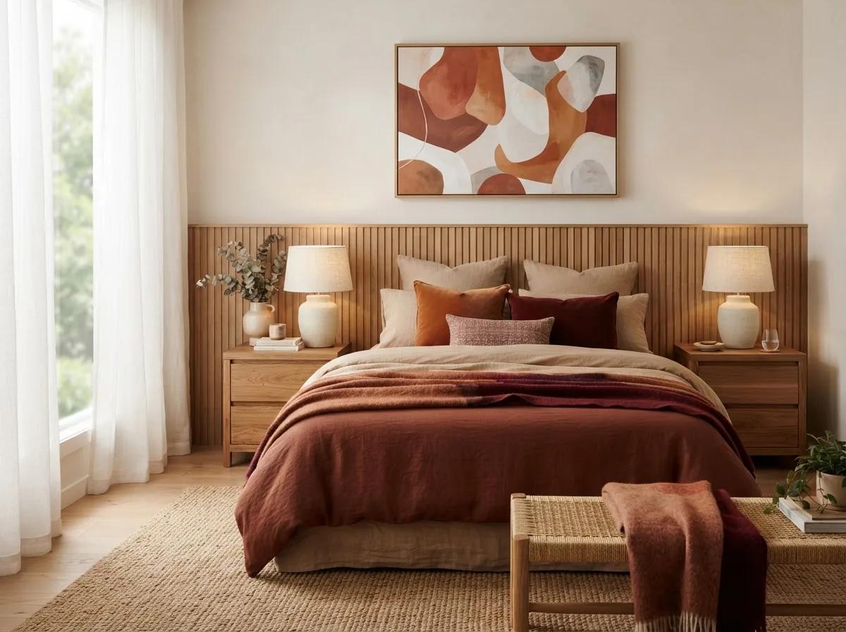 Chambre photoréaliste à partir d’un moodboard — rendu d’exemple (Nano Banana)