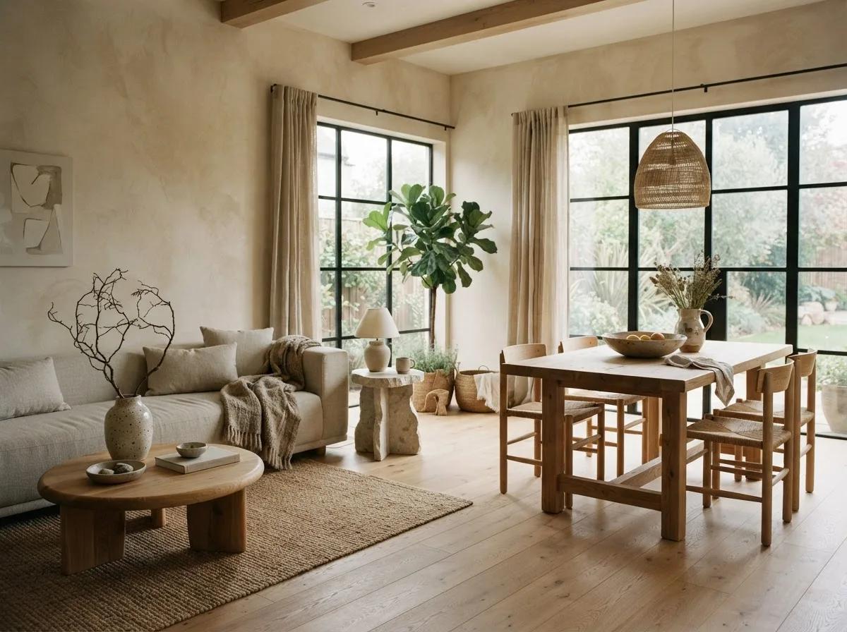 Redécoration wabi-sabi d’un séjour — rendu d’exemple (GPT Image)