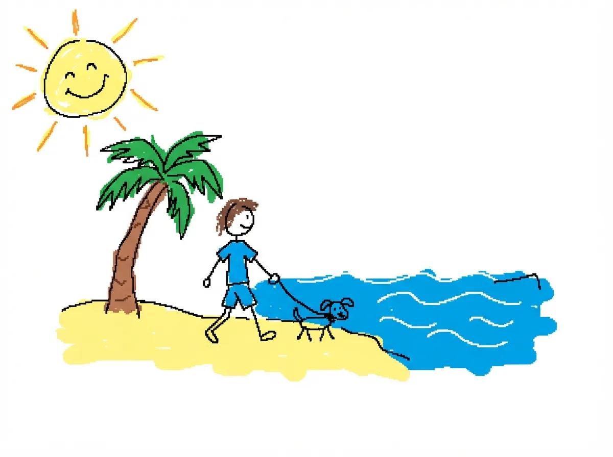 Recréation maladroite façon MS Paint — rendu d’exemple (Nano Banana)