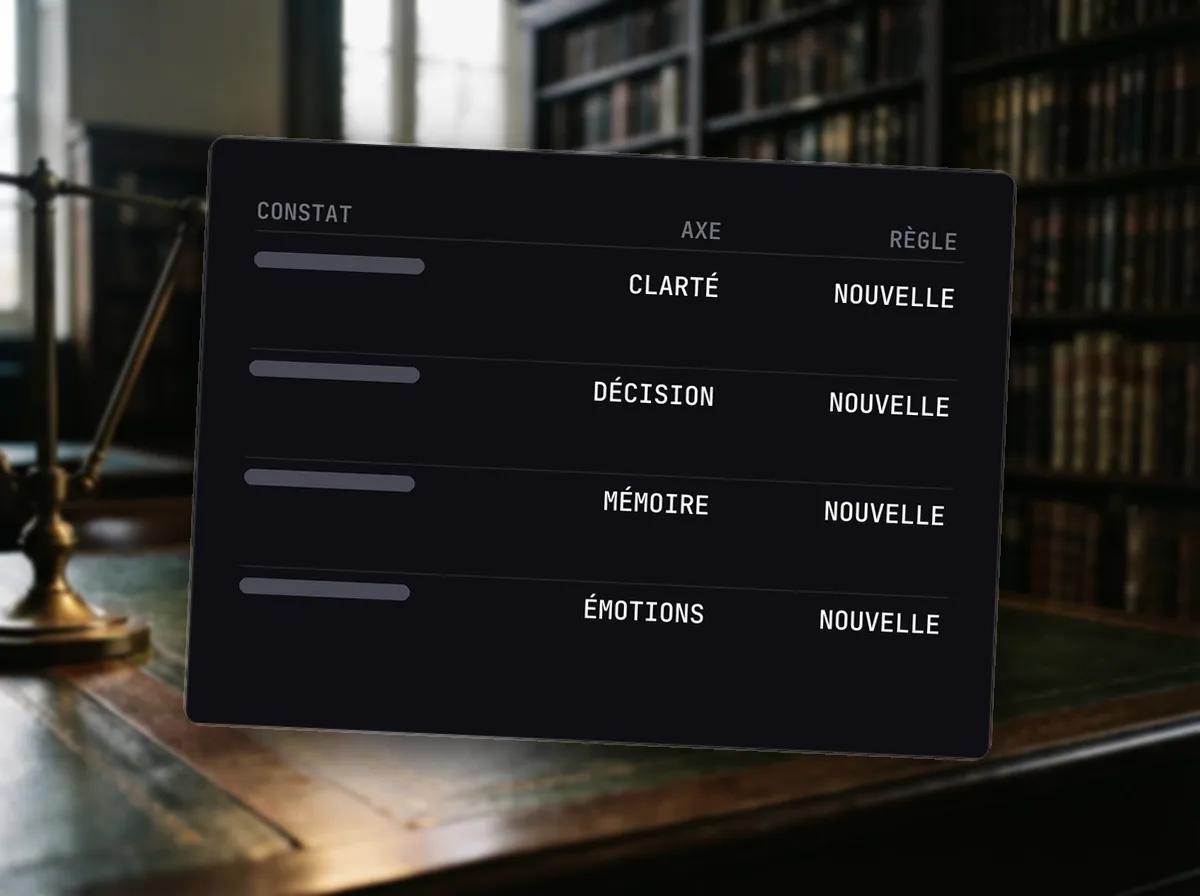Audit des habitudes de pensée — illustration