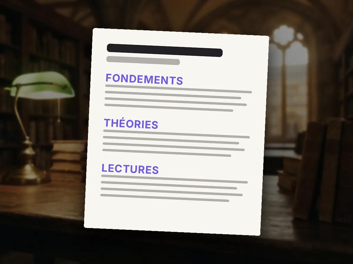Cours de niveau doctorat sur un sujet — illustration
