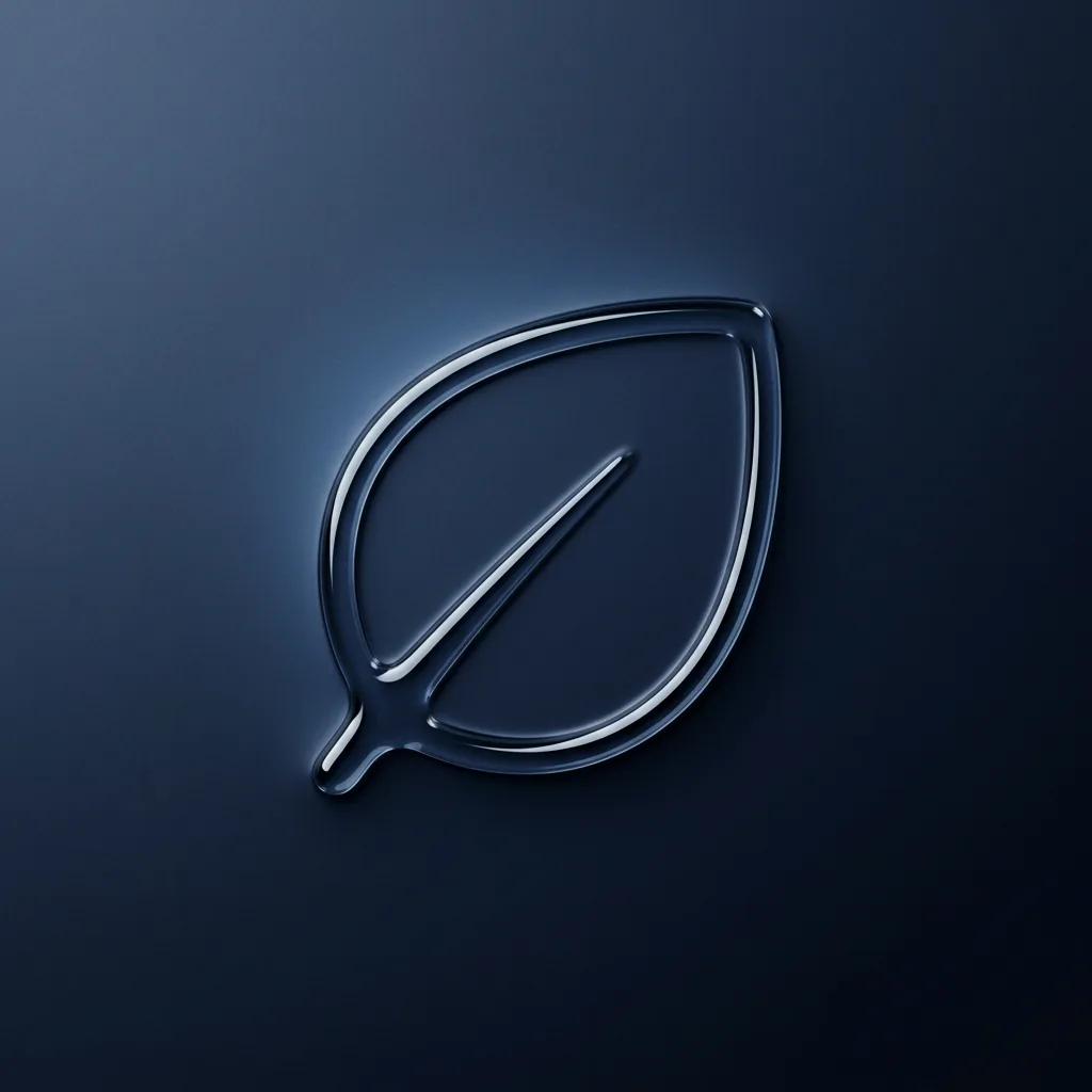 Rendu 3D en relief brillant — rendu d’exemple (Nano Banana)