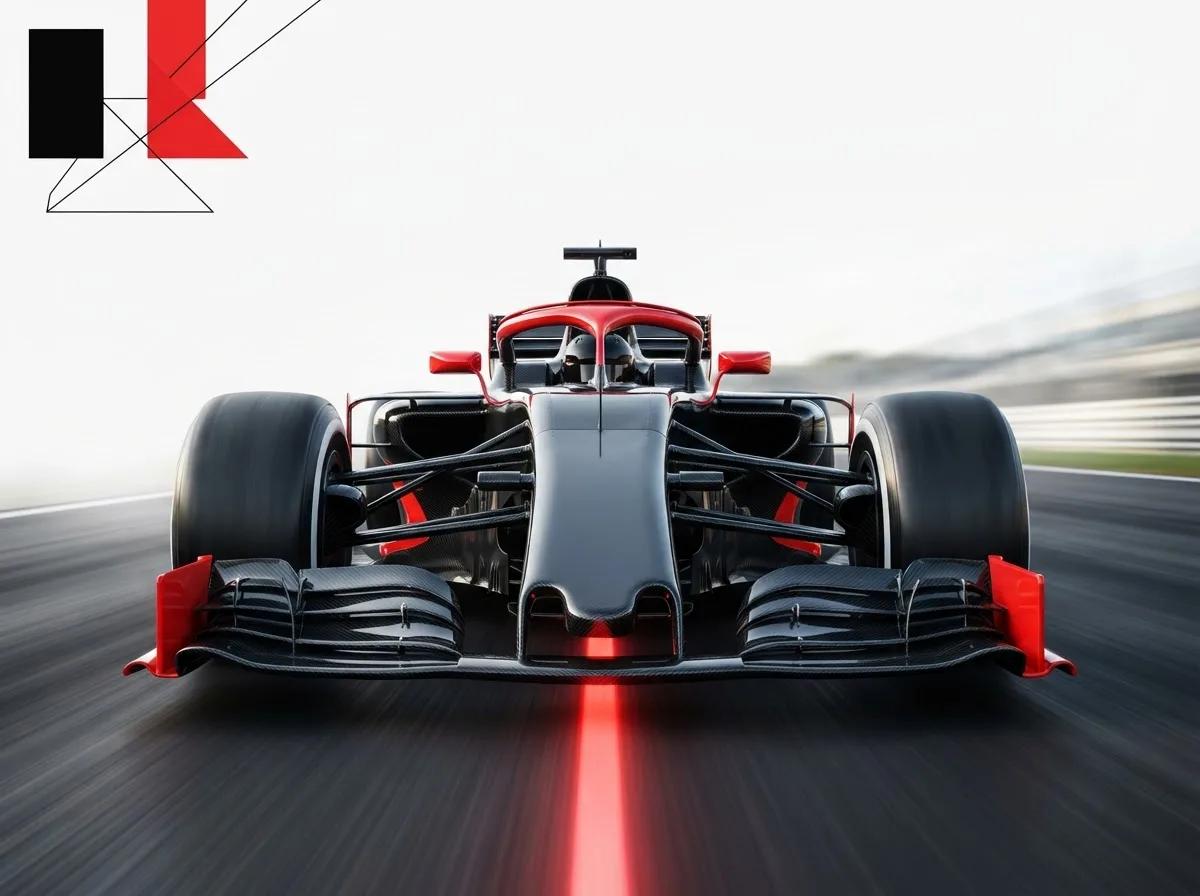 Affiche premium de Formule 1 — rendu d’exemple (Nano Banana)