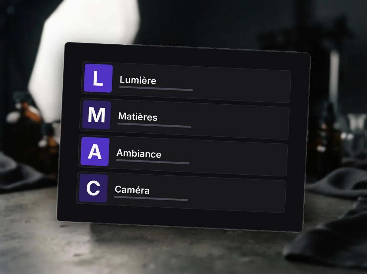 Brief visuel de campagne de luxe — illustration