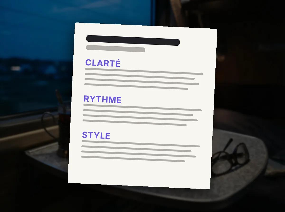 Révision éditoriale fidèle à votre style — illustration