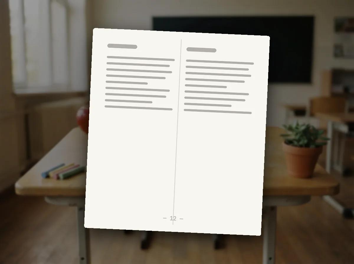 Plan d’un produit de formation — illustration