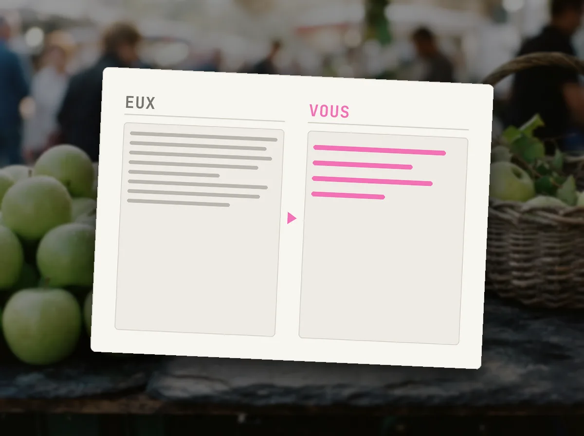 Se différencier de ses concurrents — rendu d’exemple (ChatGPT)