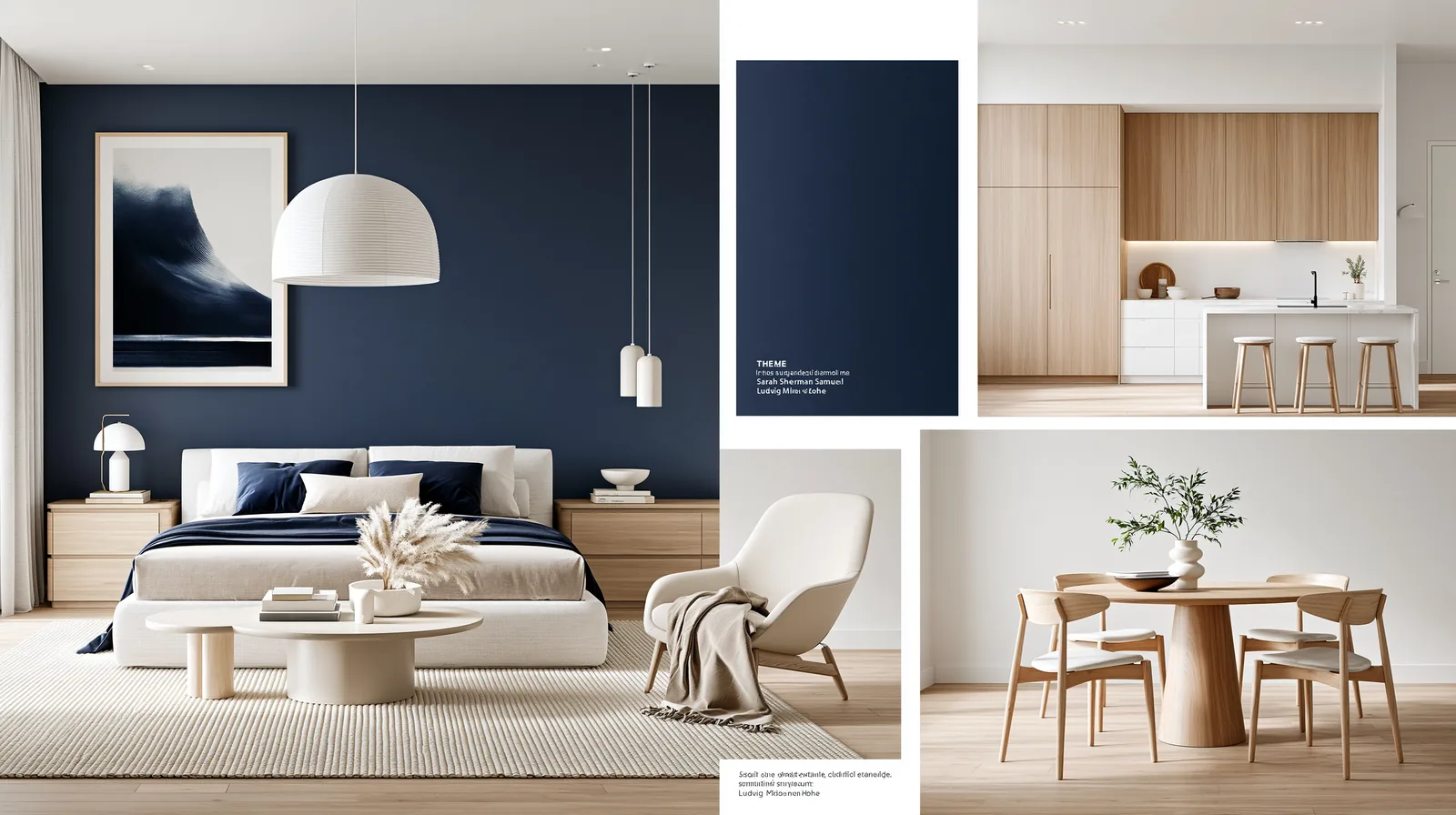 Moodboard matières d’intérieur — rendu 2