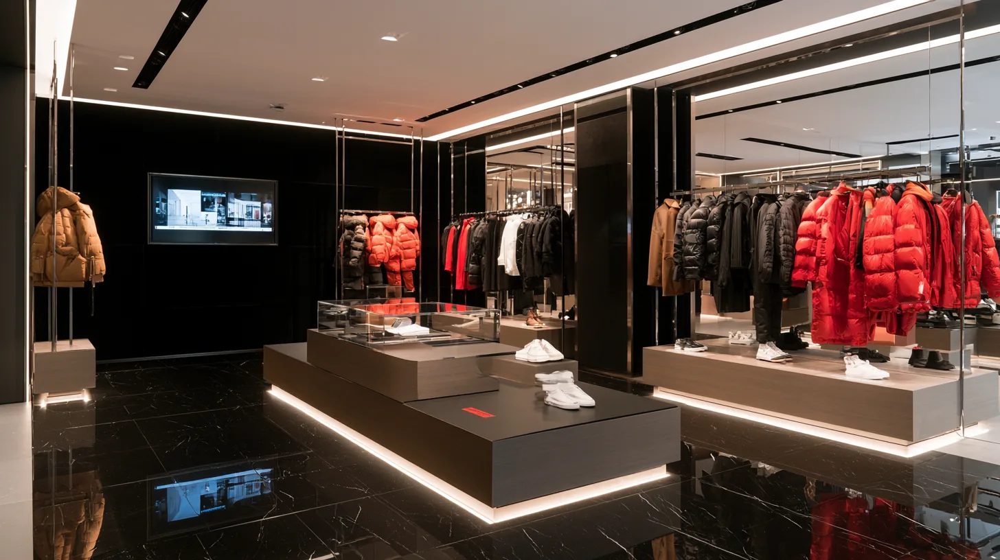 Agencement de boutique de mode — rendu 4