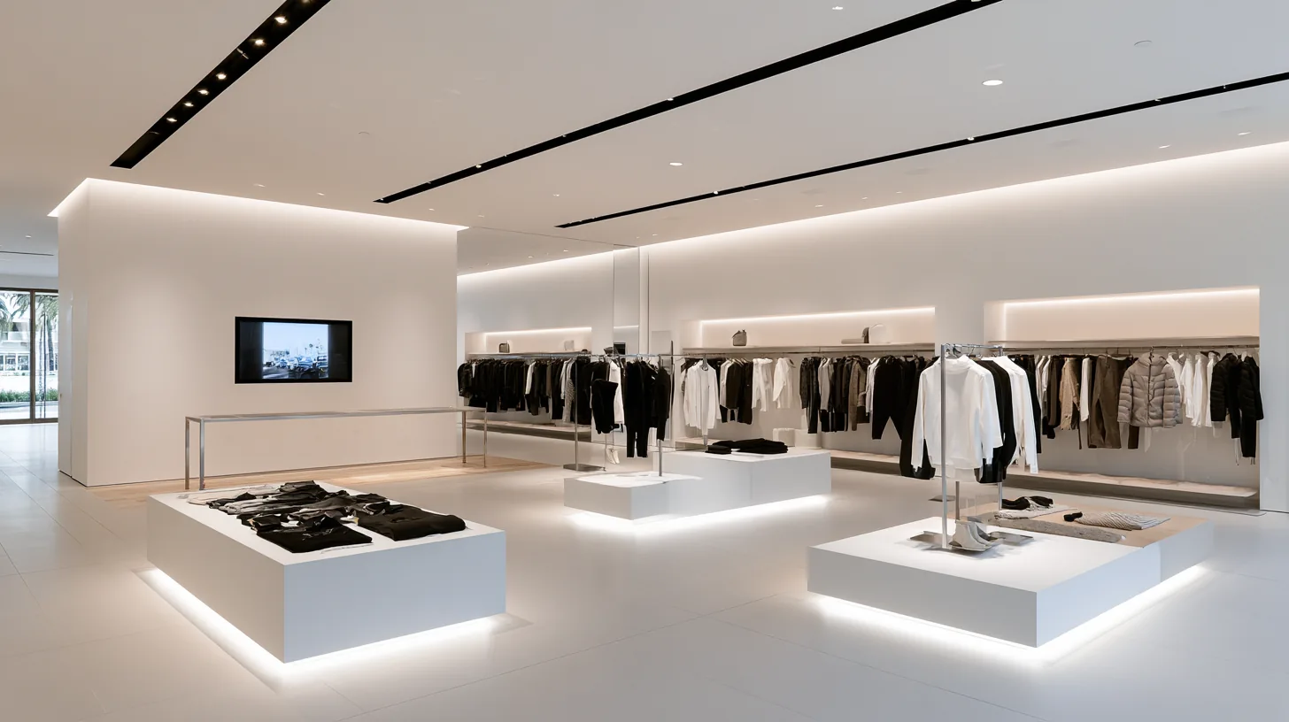 Agencement de boutique de mode — rendu 5
