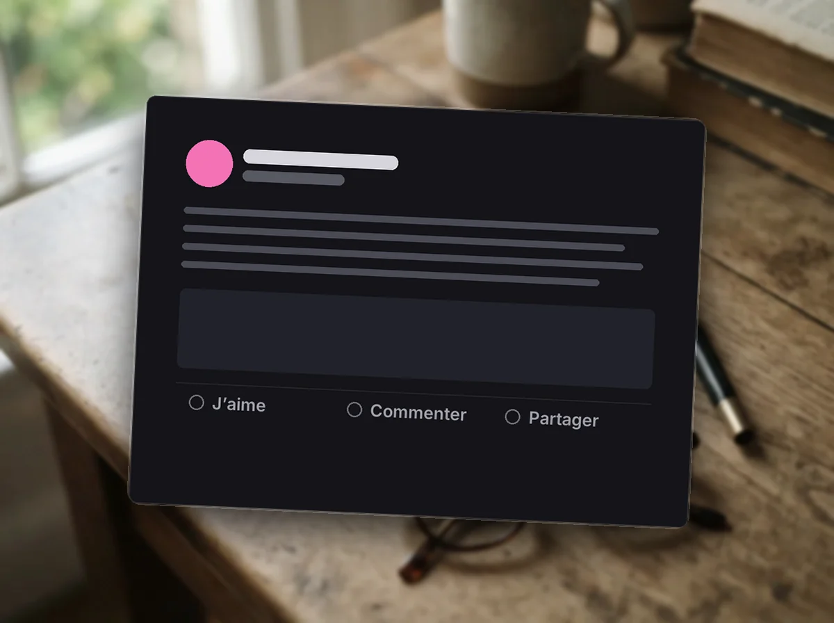 Post LinkedIn professionnel — rendu d’exemple (Claude)