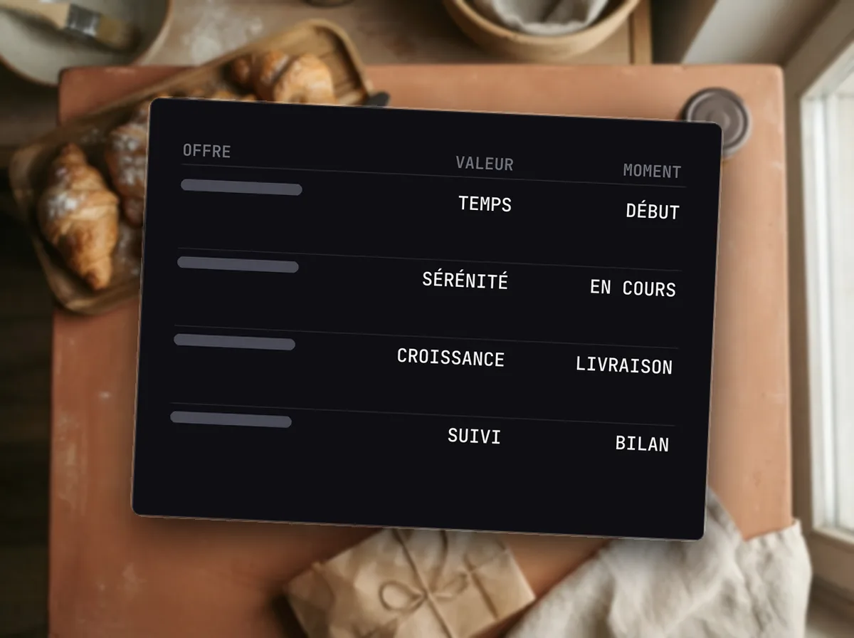 Ventes additionnelles pour une prestation en cours — rendu d’exemple (ChatGPT)