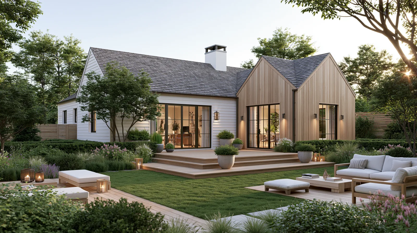 Croquis d’architecture d’une maison familiale — rendu 2