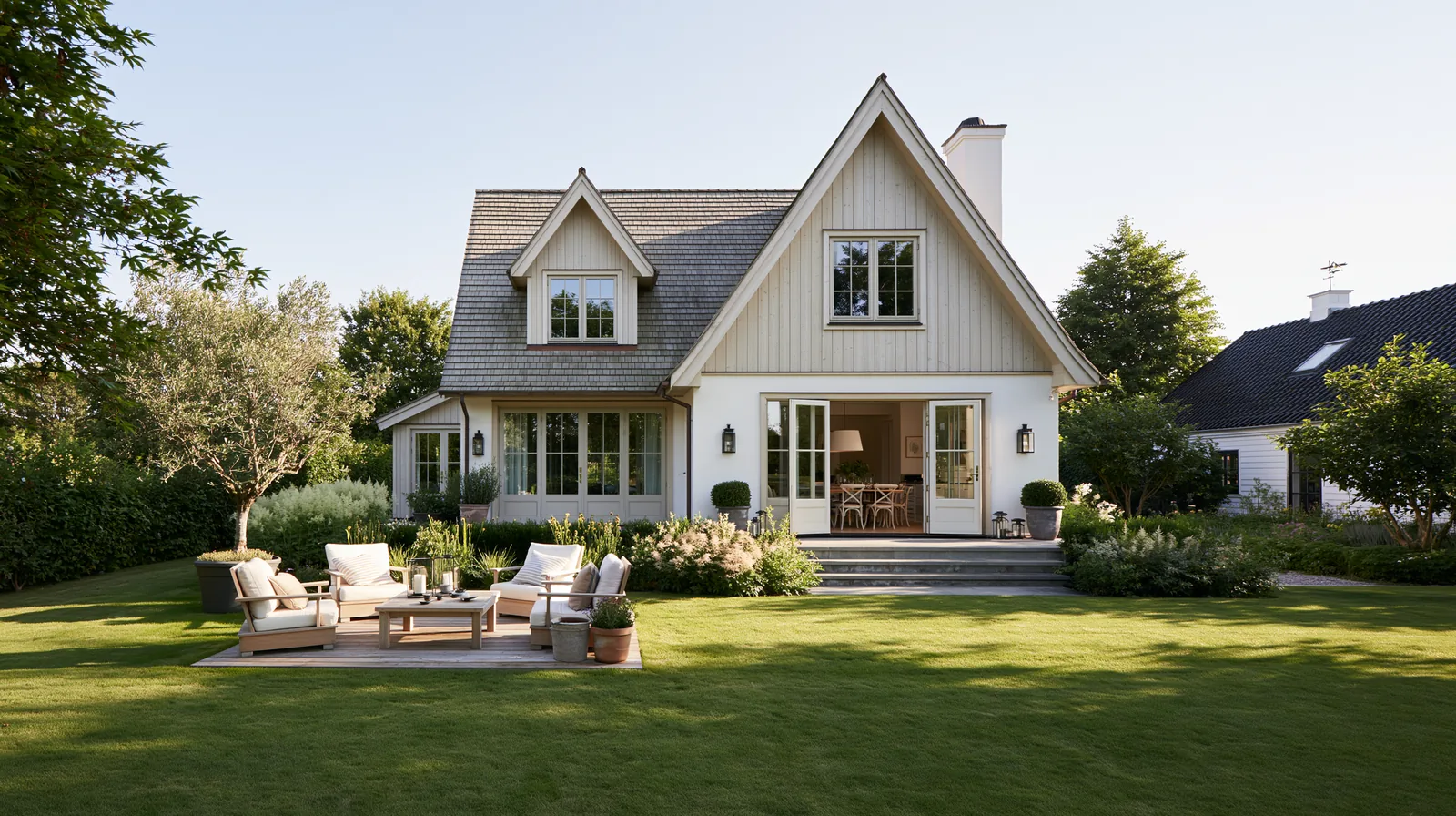 Croquis d’architecture d’une maison familiale — rendu 3